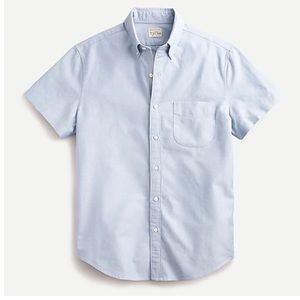 JCrew slim short-sleeve oxford shirt